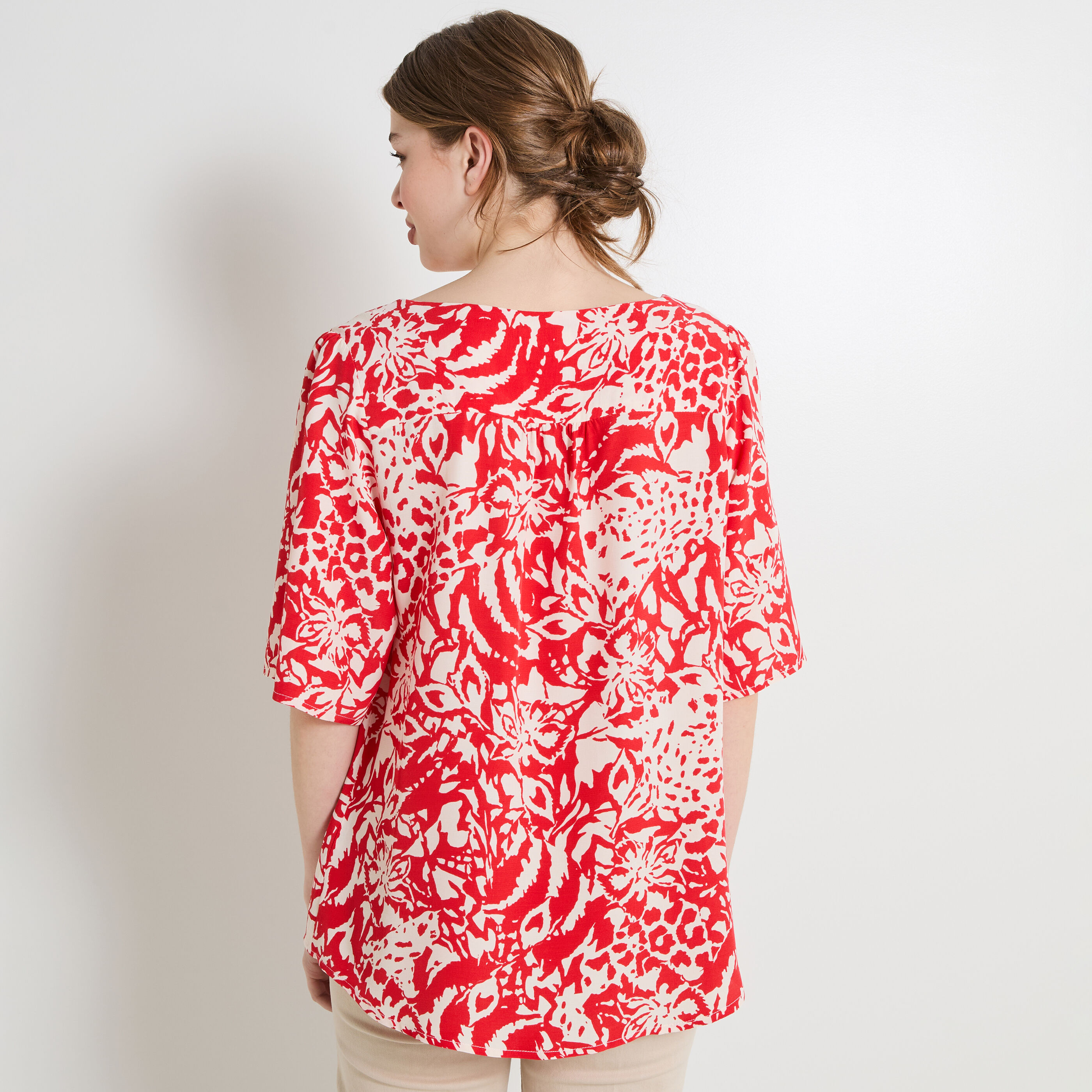 Blouse imprim&eacute;e femme