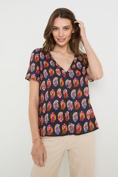 Chemise manches courtes femmes