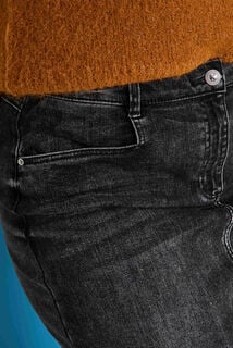 Jupe longue en denim femme