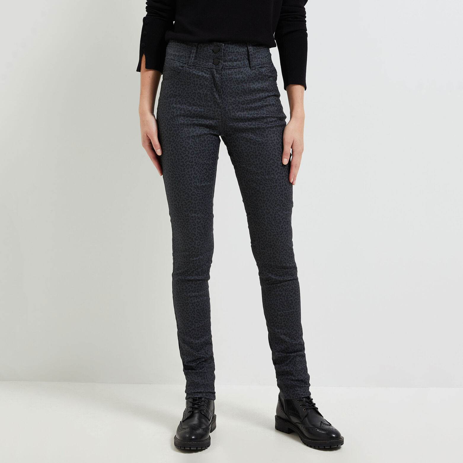Jean slim taille haute MEMPHIS femme