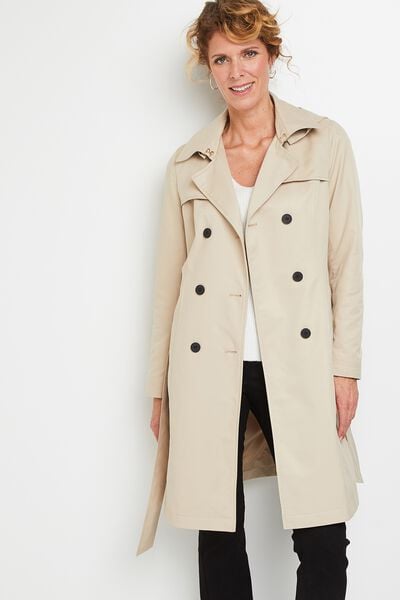 Trench long femme