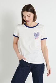 T-shirt col rond femme