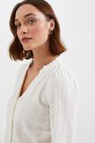 T-shirt col victorien femme