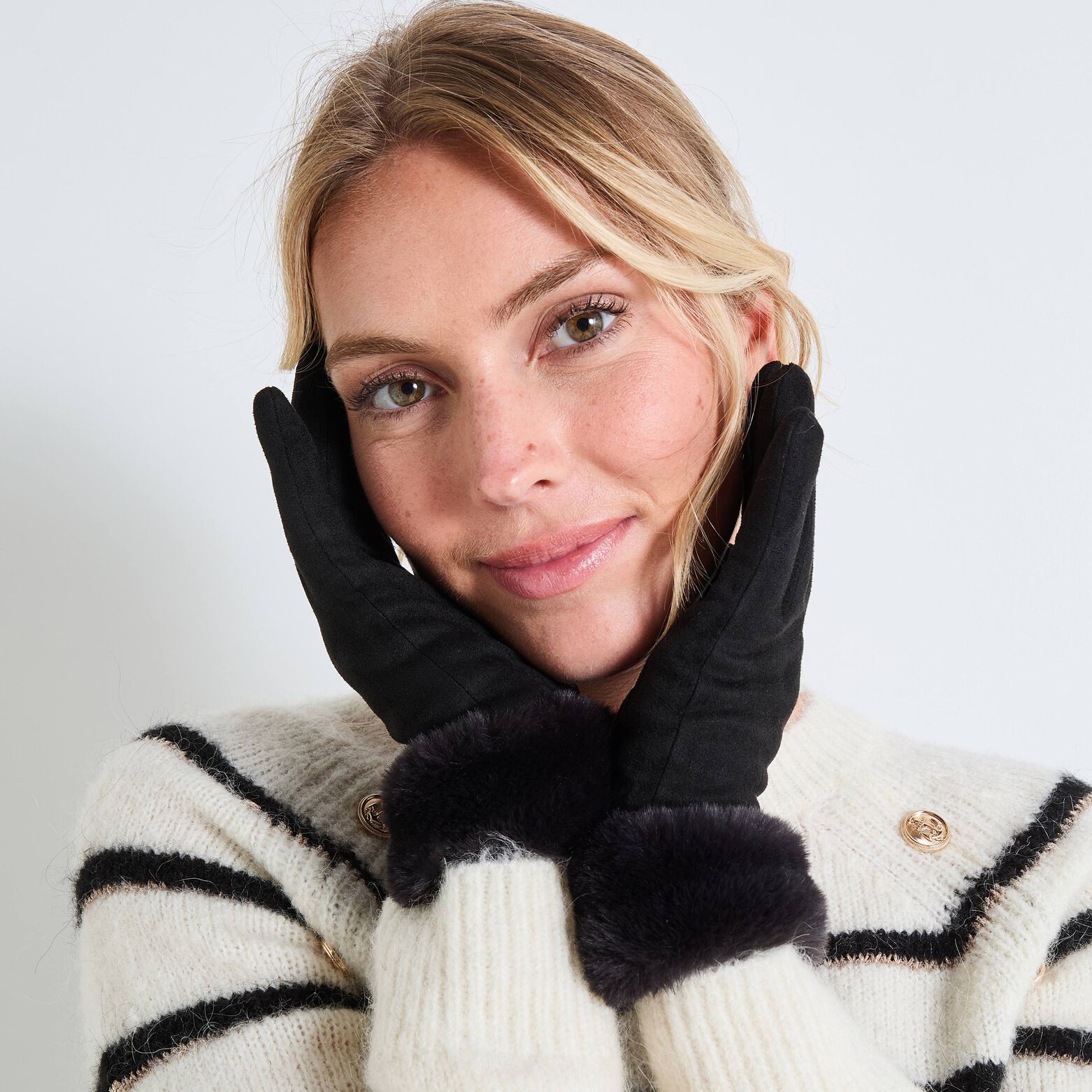 Gants fourrés femme