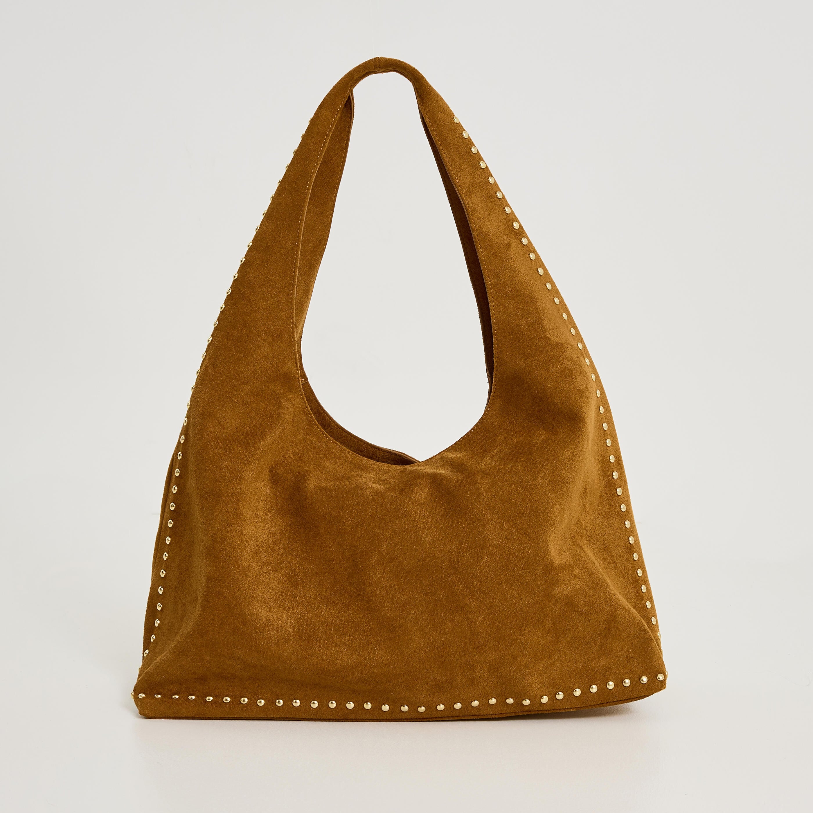 Grand sac port&eacute; &eacute;paule avec clous femme