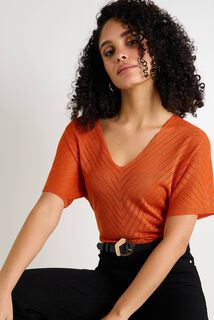Pull manches courtes femme