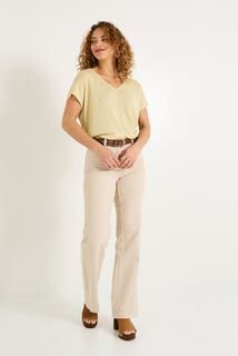 Pull manches courtes femme