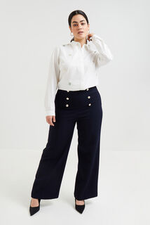 Pantalon pont large femme