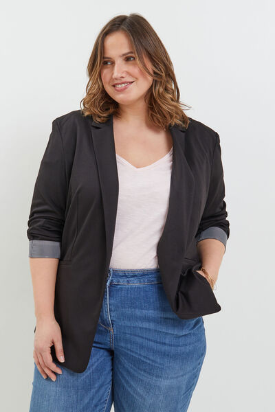 Veste tailleur en maille femme