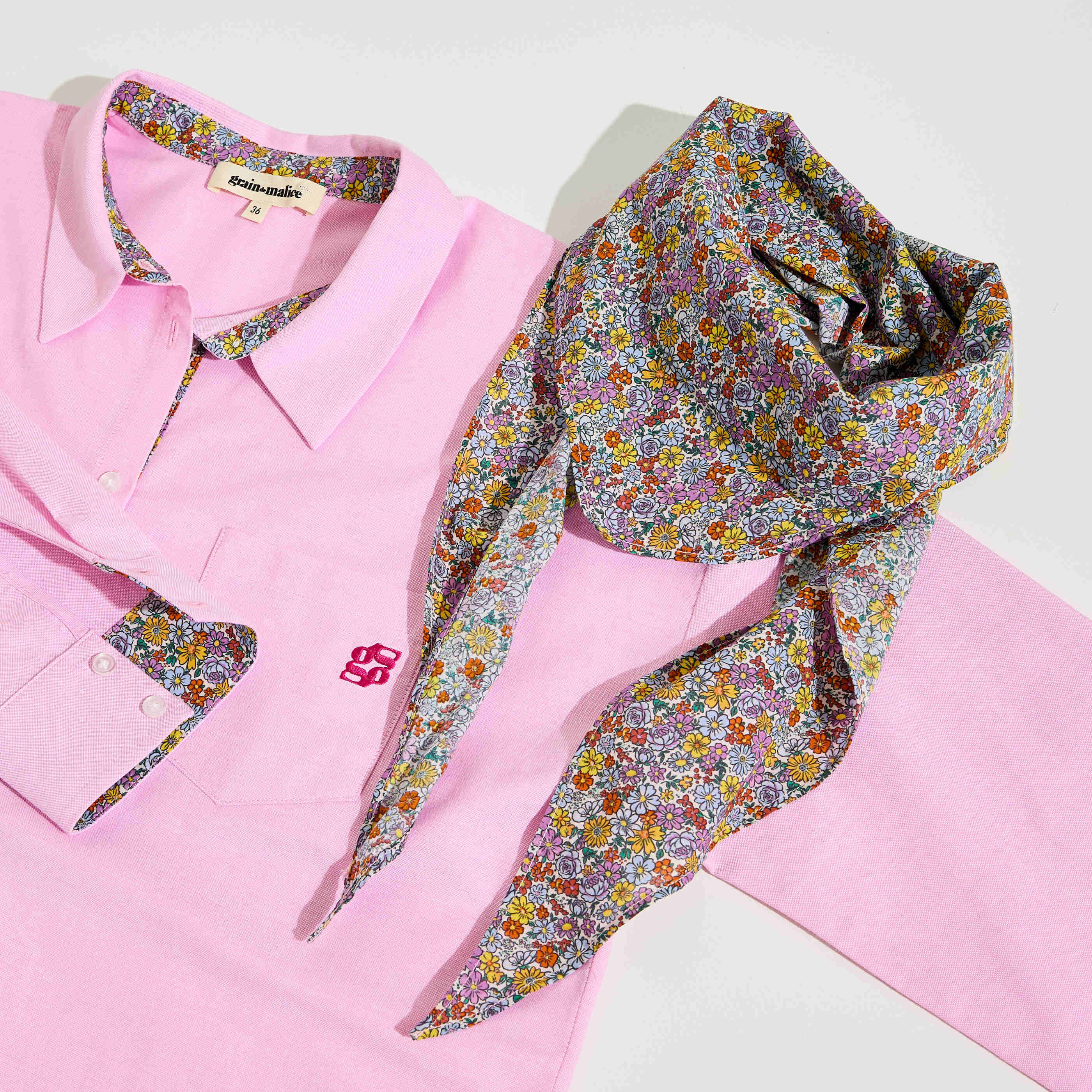 Chemise avec bandana femme