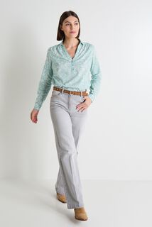 Blouse col chemise femme