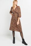 Robe mi longue imprimée femme