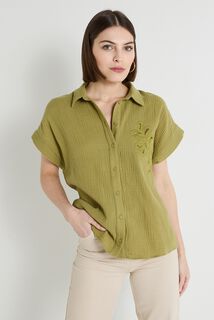 Chemise en gaze de coton femme