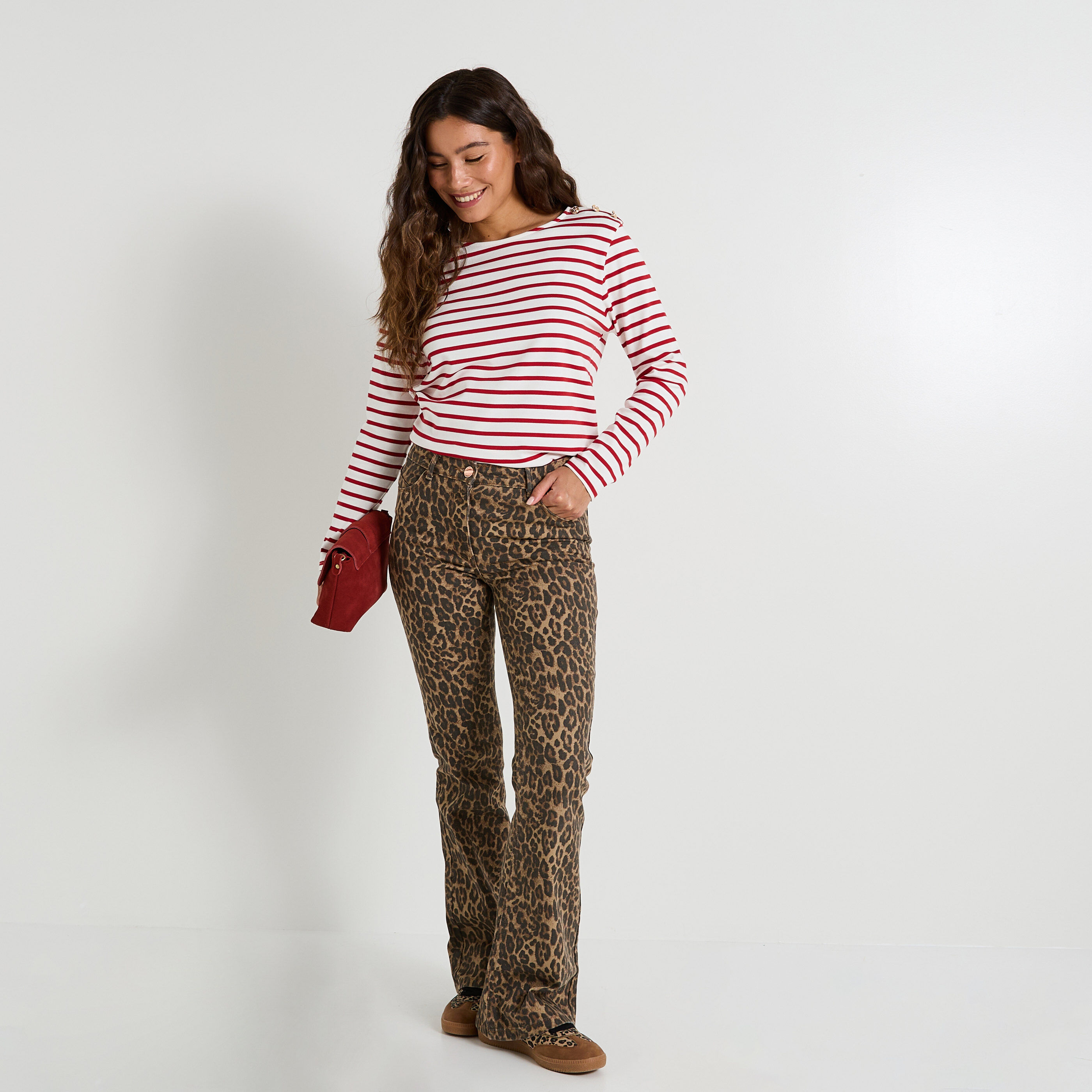 T-shirt marini&egrave;re femme