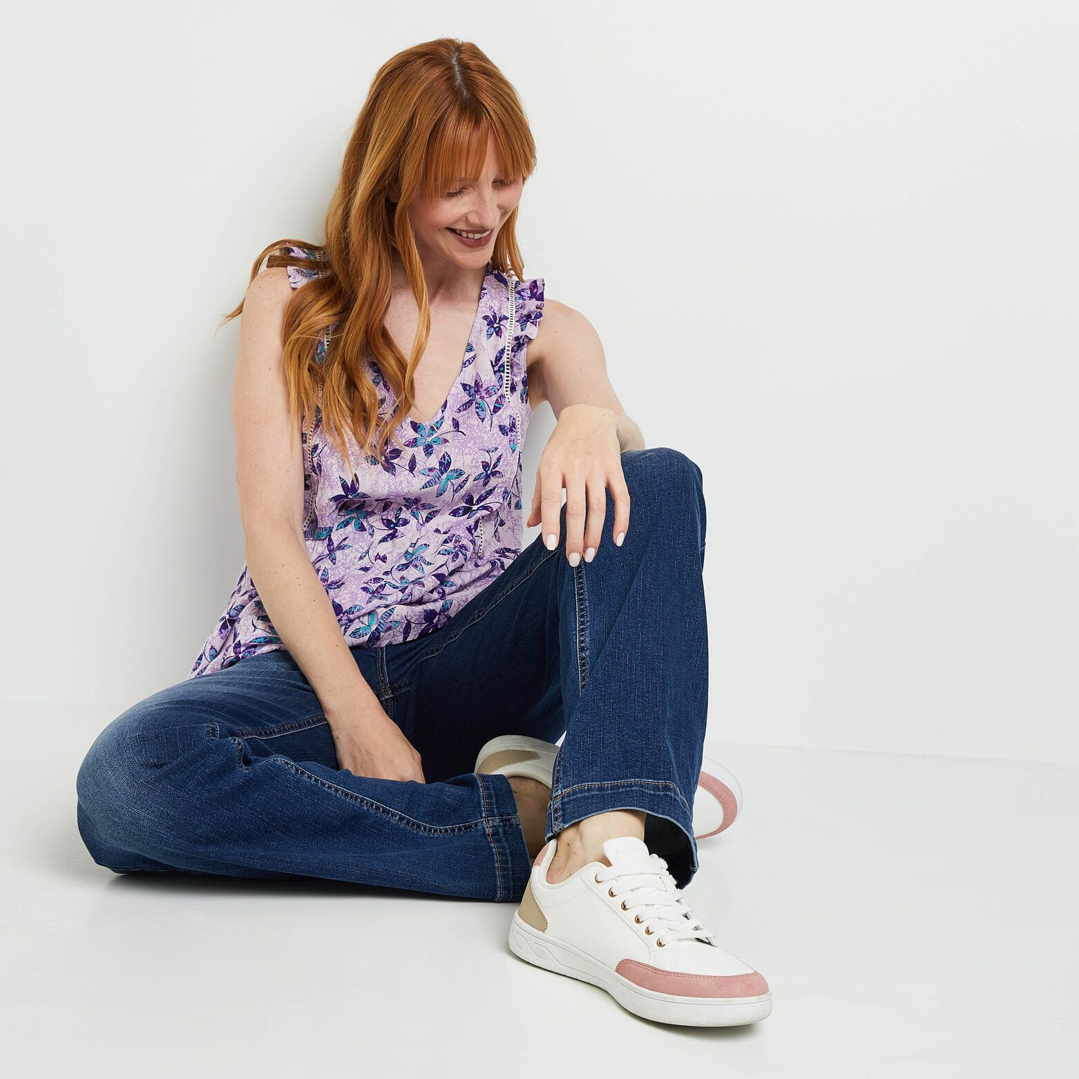 Blouse imprimée femme