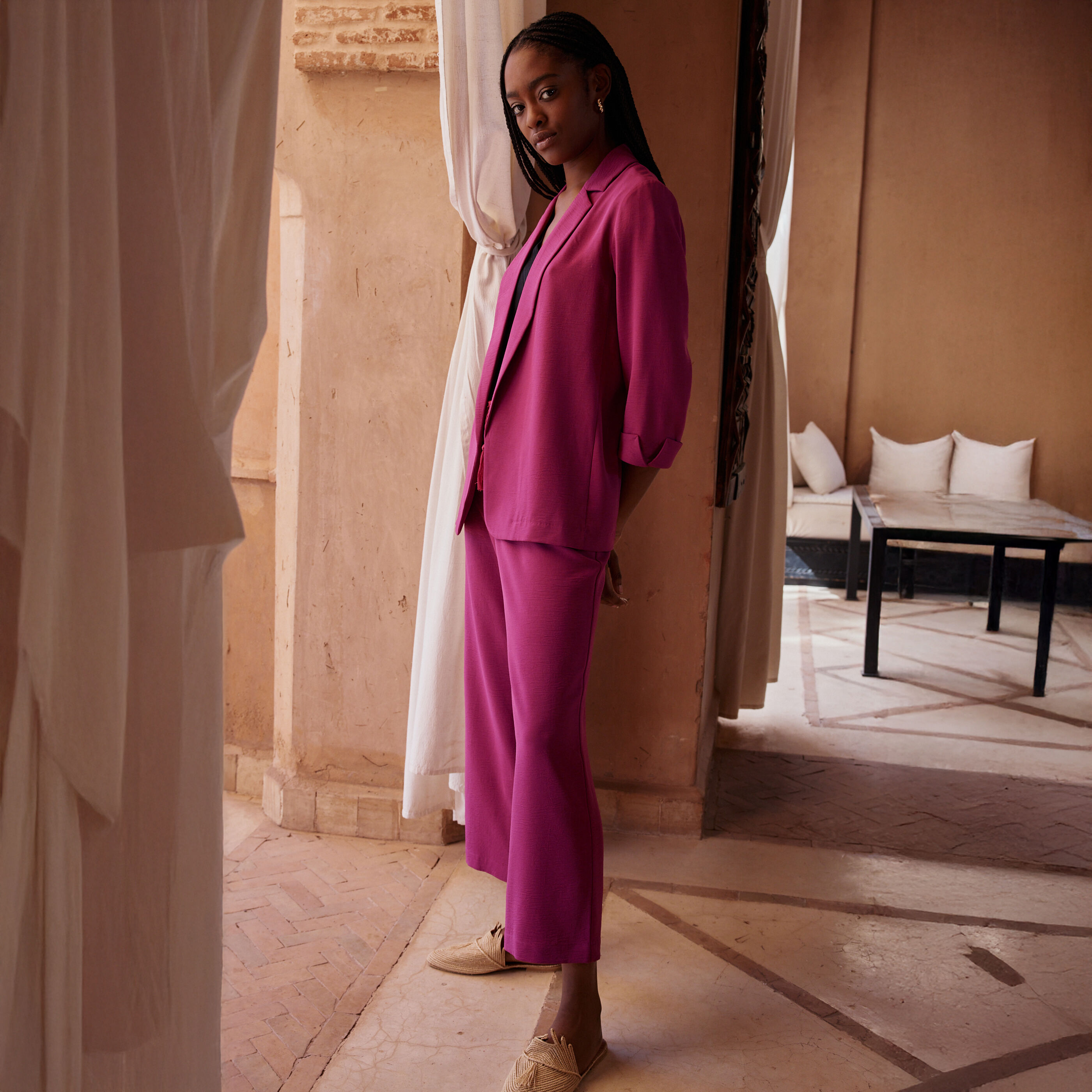 Pantalon fluide femme