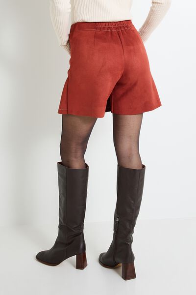 Jupe short suédine femme