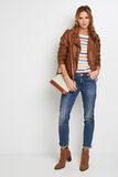T-shirt col bateau femme