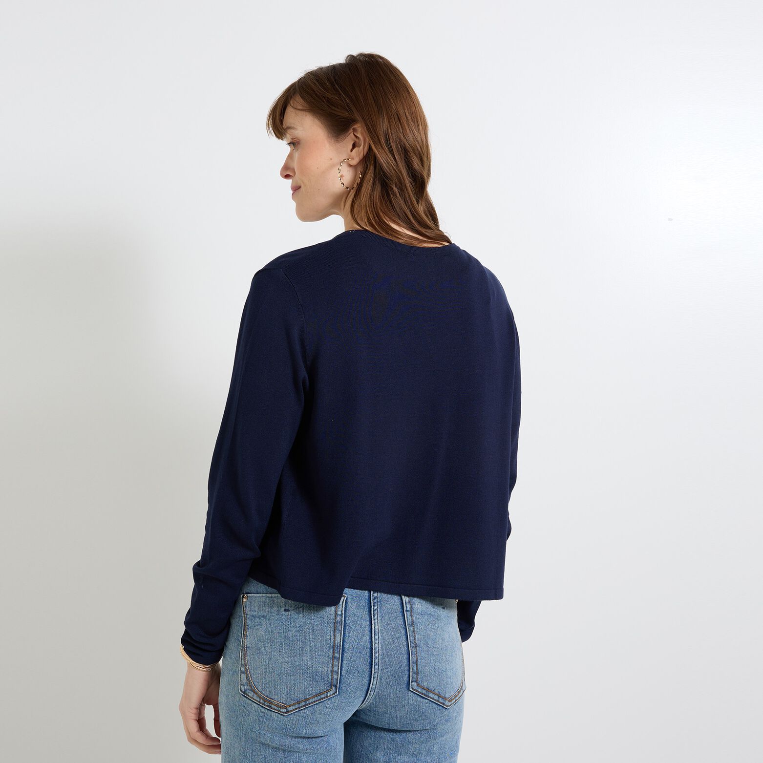 Gilet col V femme