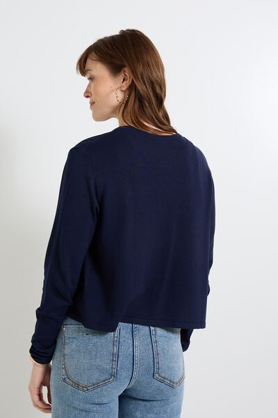 Gilet col V femme