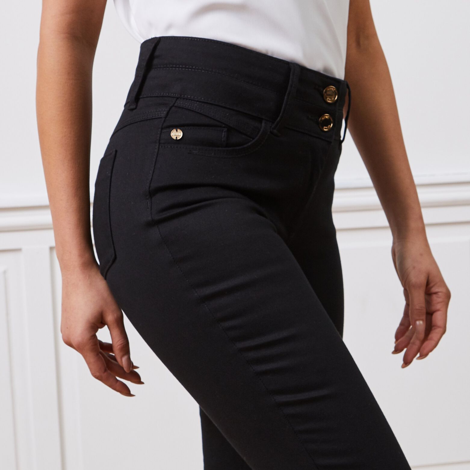 Jean slim taille haute MILAN femme