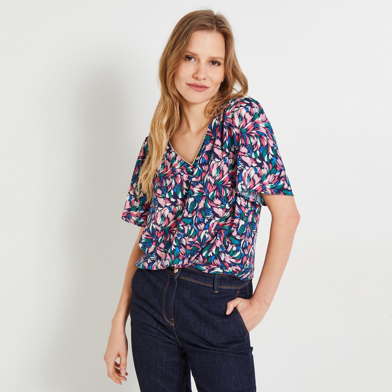 Blouse imprimée femme