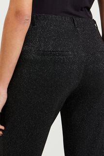 Pantalon large paillettes femme