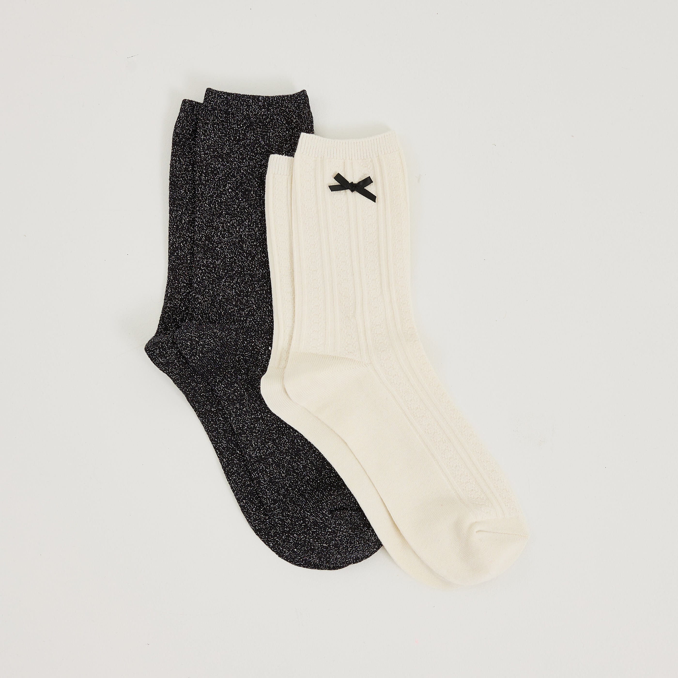 Lot de 2 paires de chaussettes femme