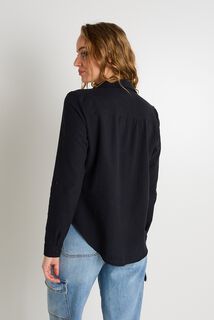 Blouse col chemise femme