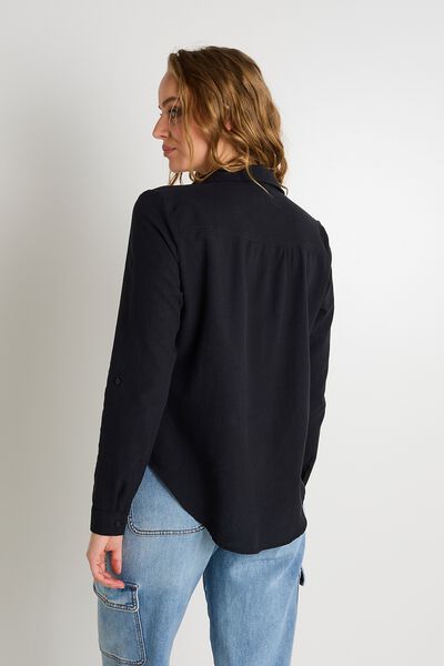 Blouse col chemise femme