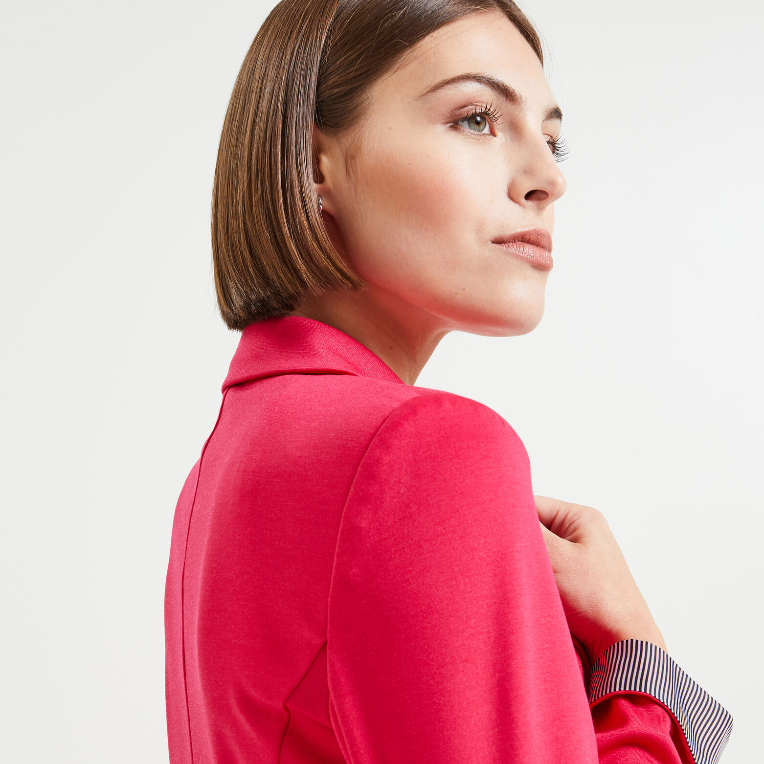 Veste tailleur en maille femme