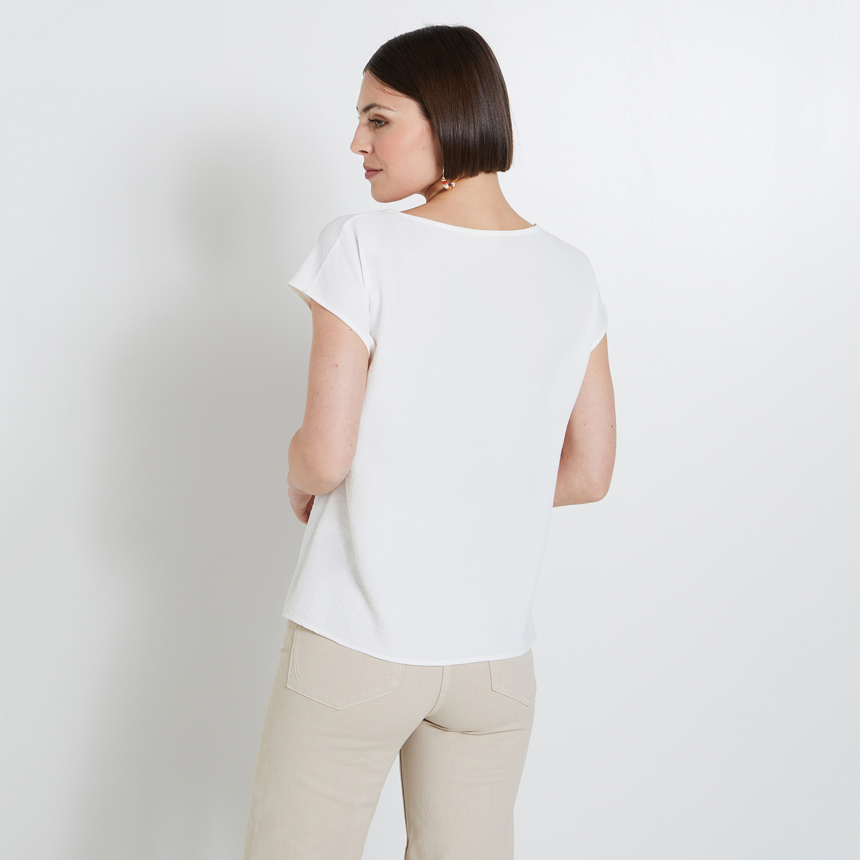 Blouse manches courtes femme