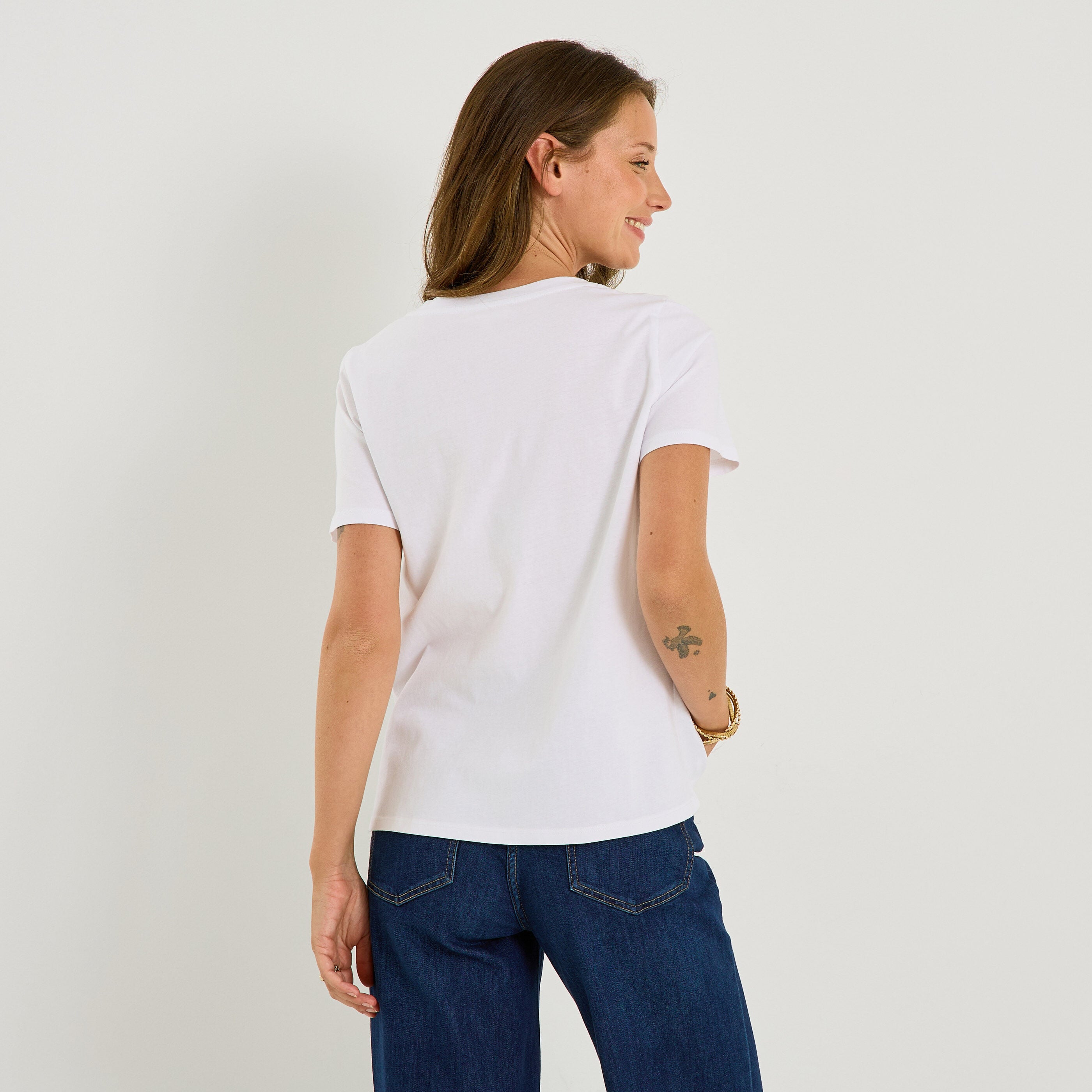T-shirt graphique "Amour Foot" femme