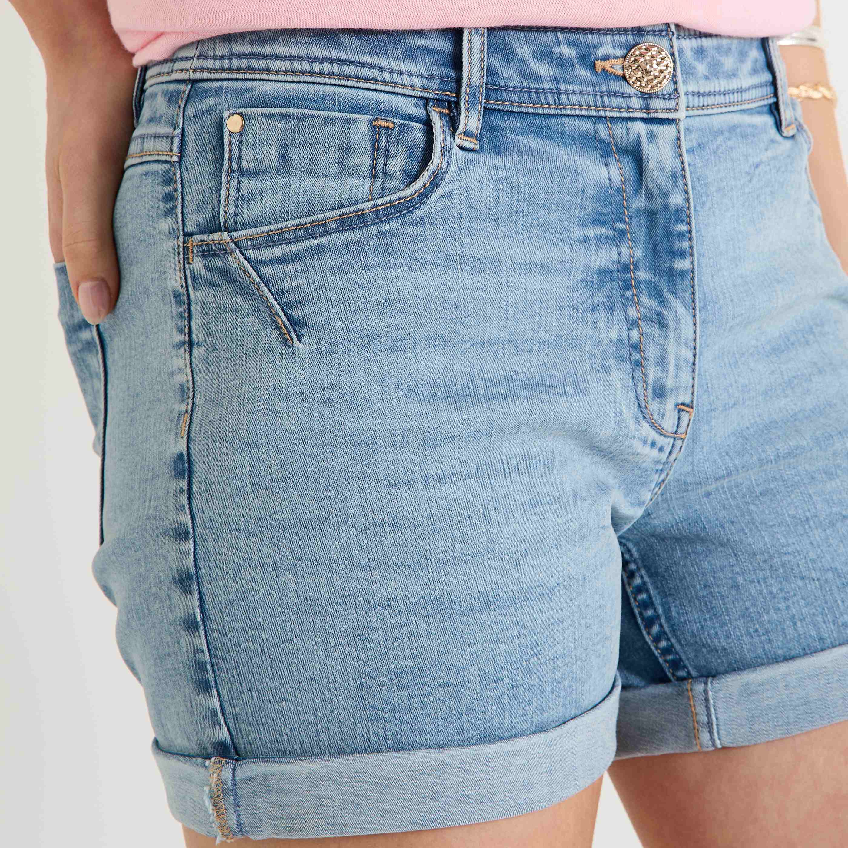 Short en jean femme