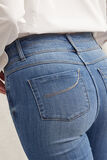 Jean raccourci taille haute femme