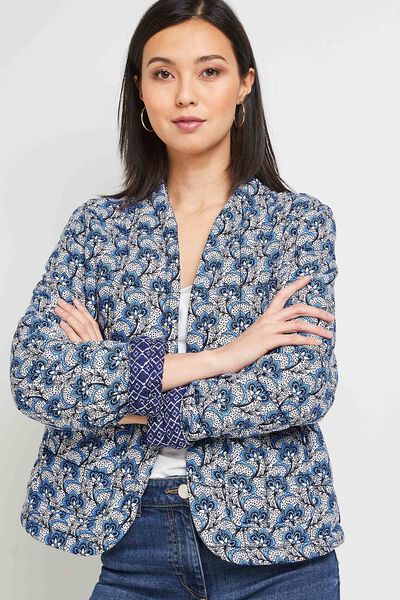 Veste réversible matelassée femme