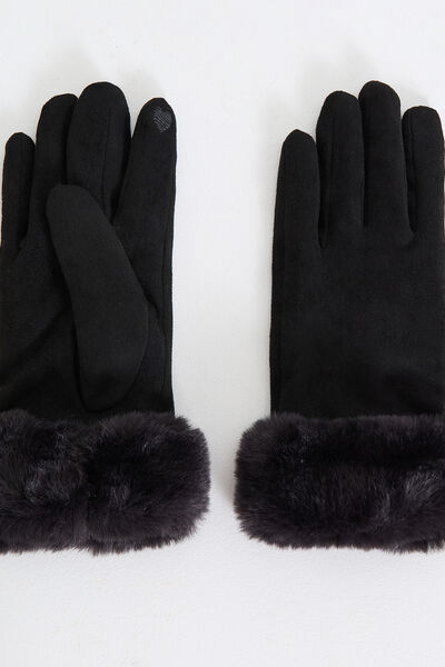 Gants fourrés femme