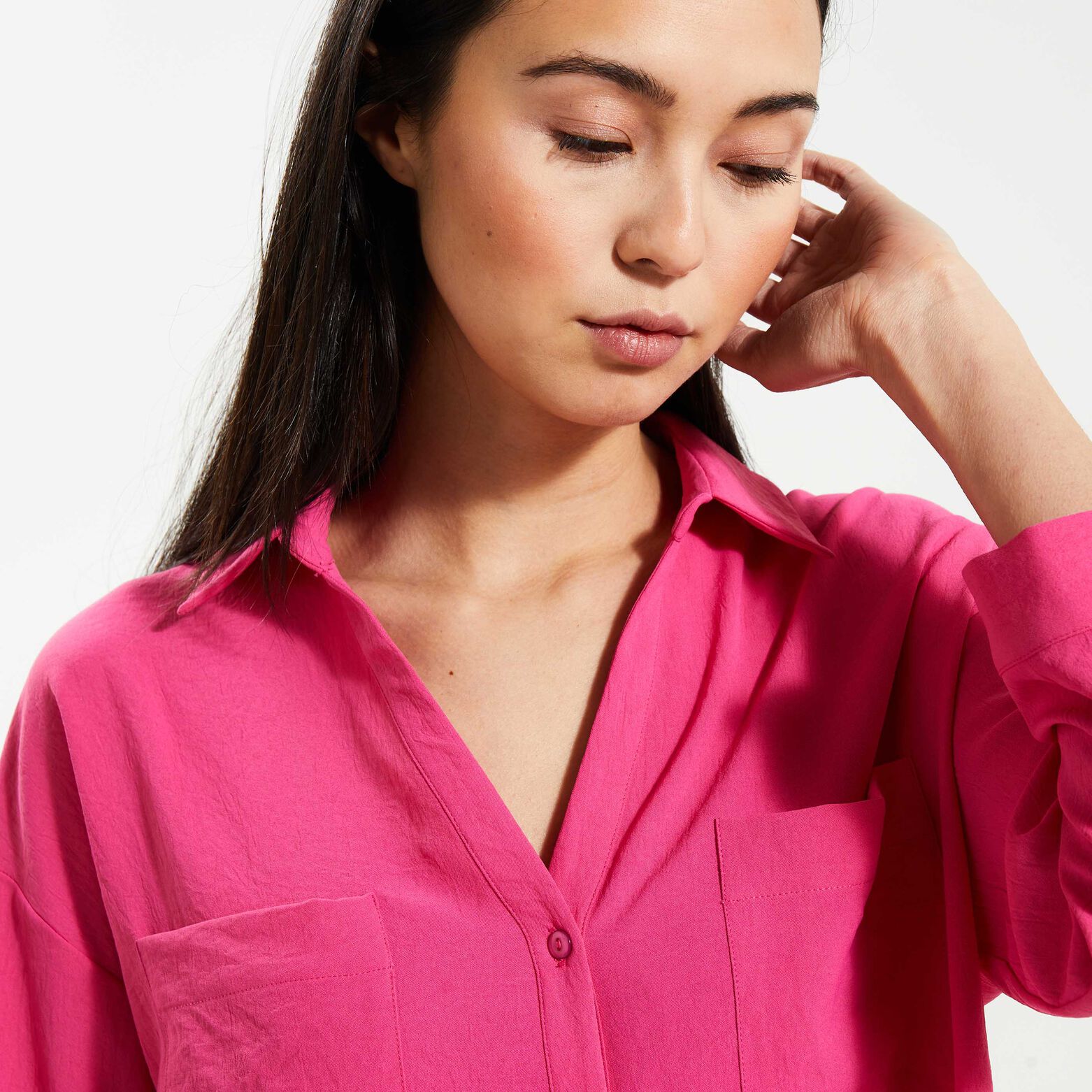 Chemise unie femme