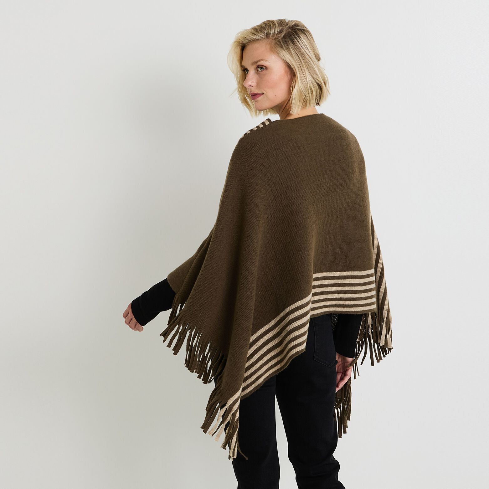 Poncho femme