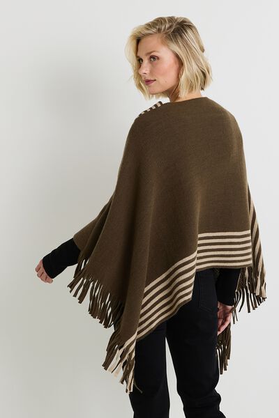 Poncho femme