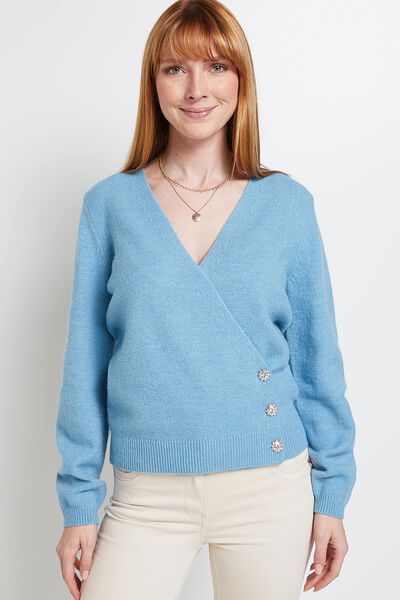 Gilet cache coeur femme