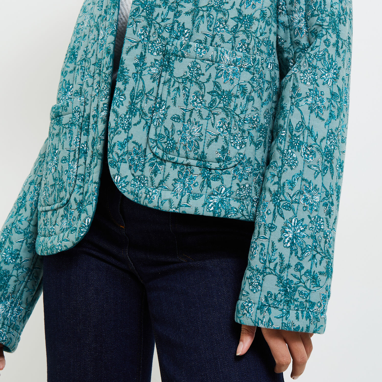 Veste matelassée réversible femme