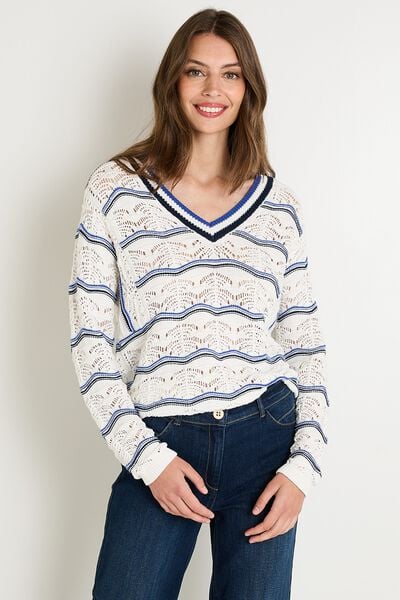 Pull manches longues femme