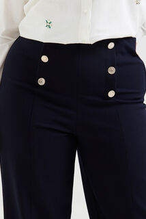 Pantalon pont large femme