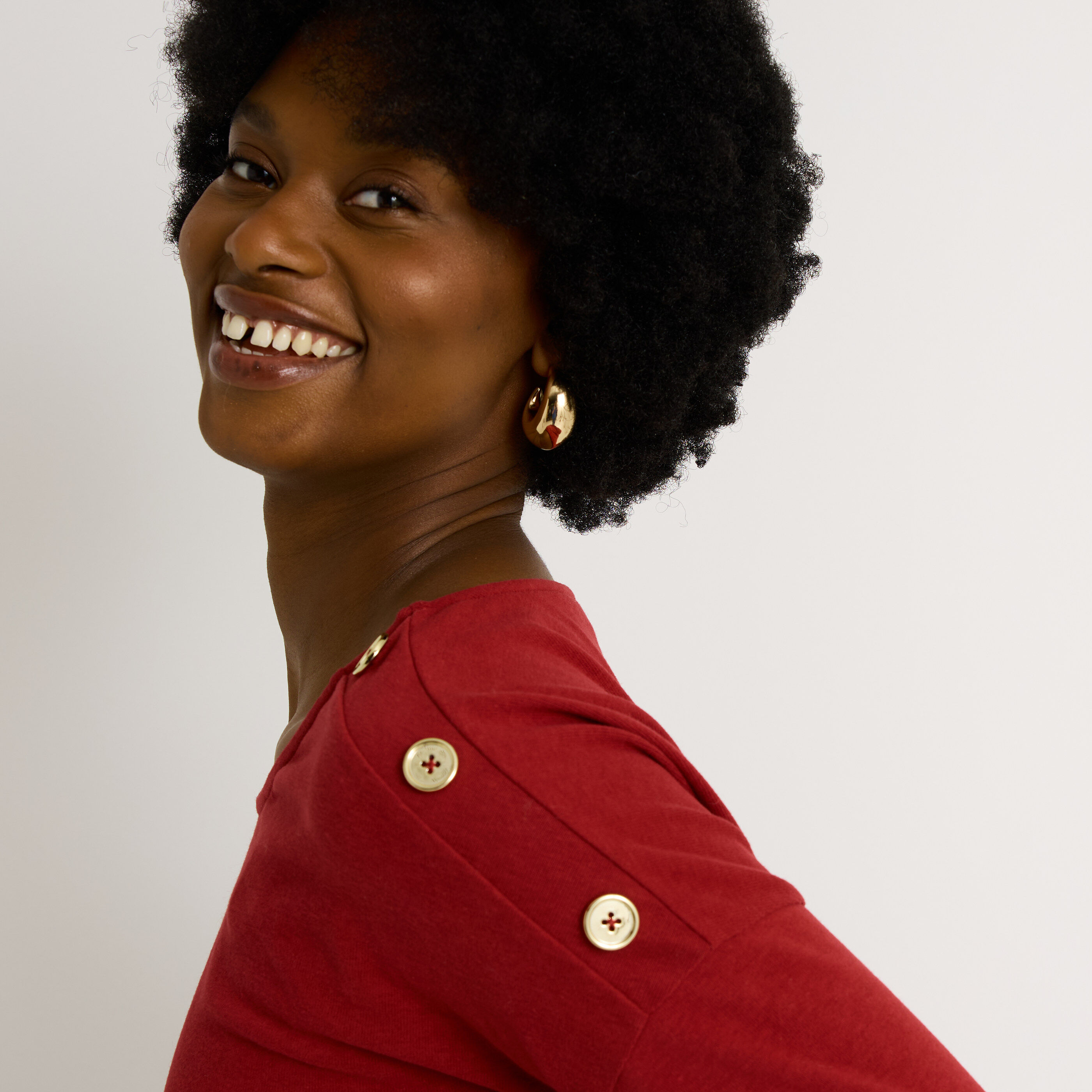 T-shirt col rond femme