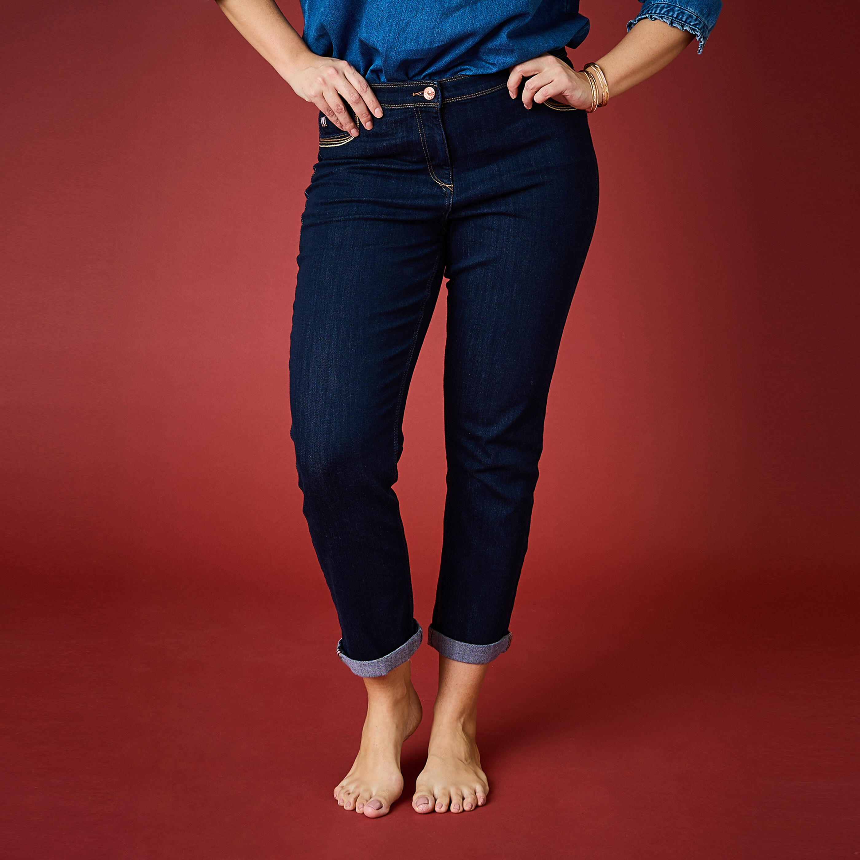 Jean raccourci TOKYO R01 femme