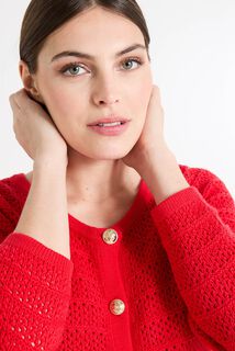 Gilet boutonné femme