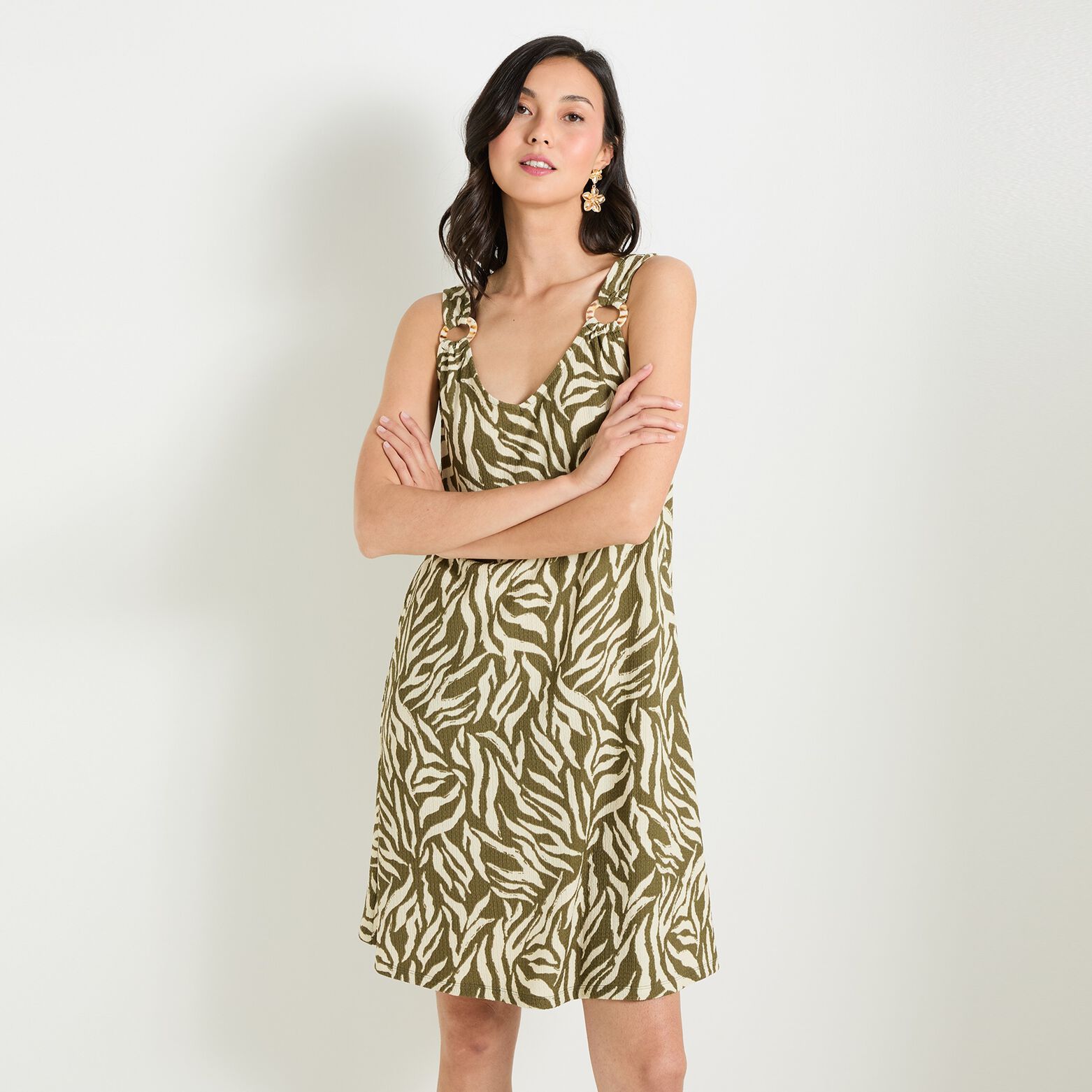 Robe imprimée femme