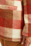Manteau à carreaux femme