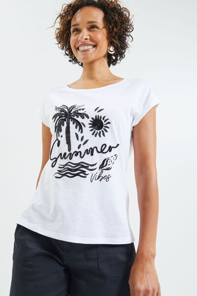 Tshirt imprimé femme